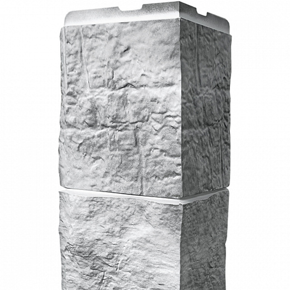 Наружный угол Блок, светло-серый Fineber (Файнбир)