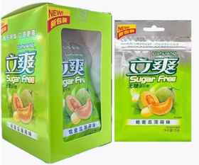Конфеты Sugar Free Дыня -Мята 12шт*15гр