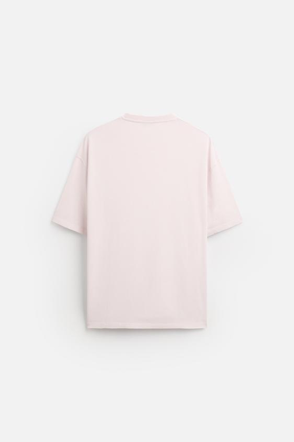 ZARA ФУТБОЛКА С ВЫШИТОЙ НАДПИСЬЮ, СИРЕНЕВЫЙ