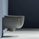 Унитаз подвесной Ceramica Nova Modena CN6063MH безободковый, с крышкой микролифт, антрацит матовый