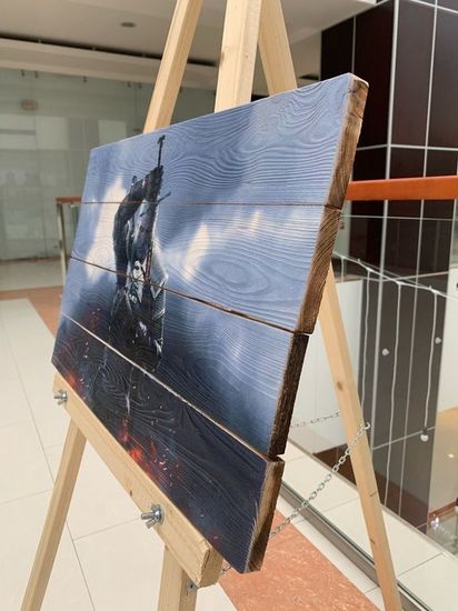 Картина на досках Ведьмак «The Witcher»