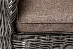 "Эспрессо-80 R" обеденная группа плетеная, цвет графит