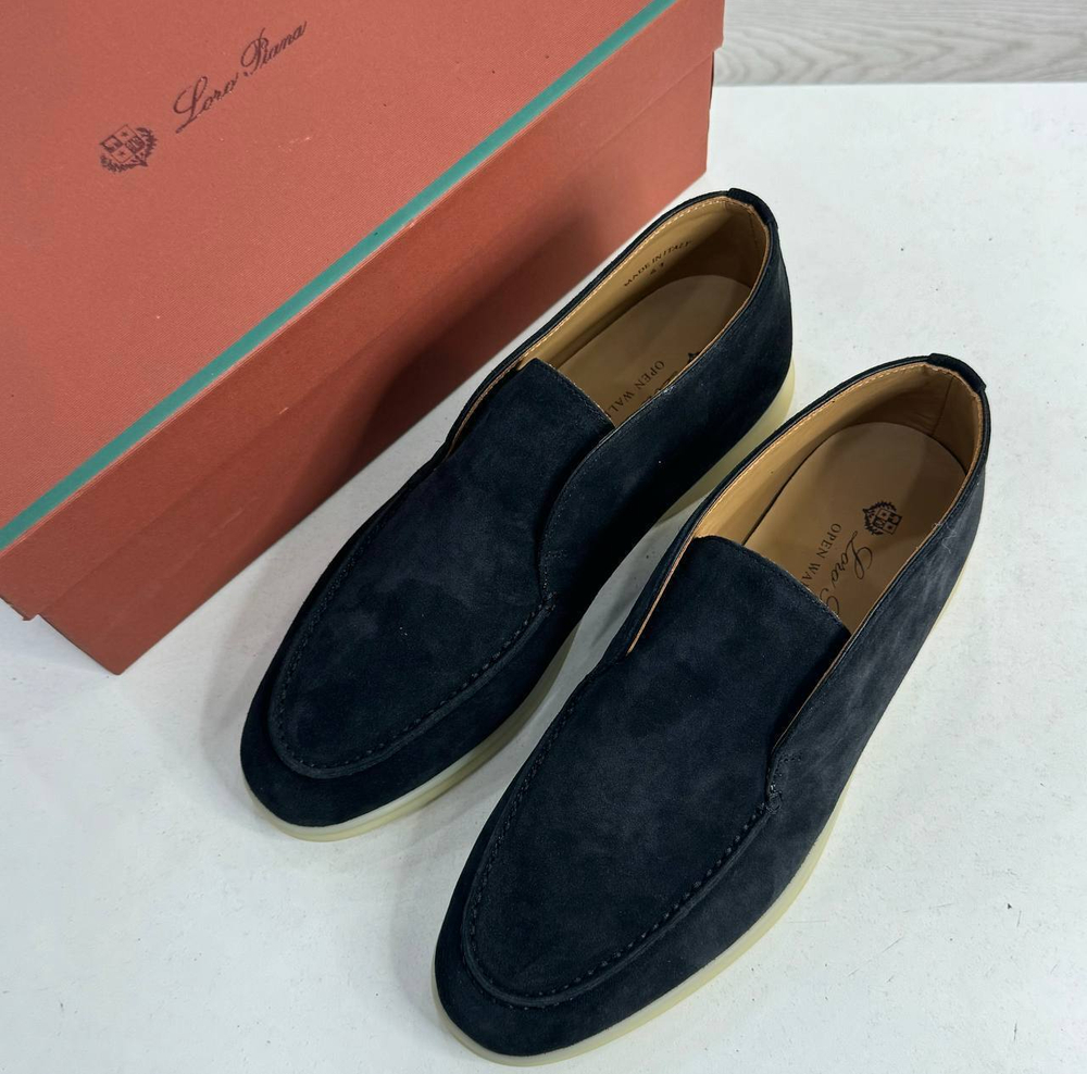 Лоферы Loro Piana с меховой стелькой