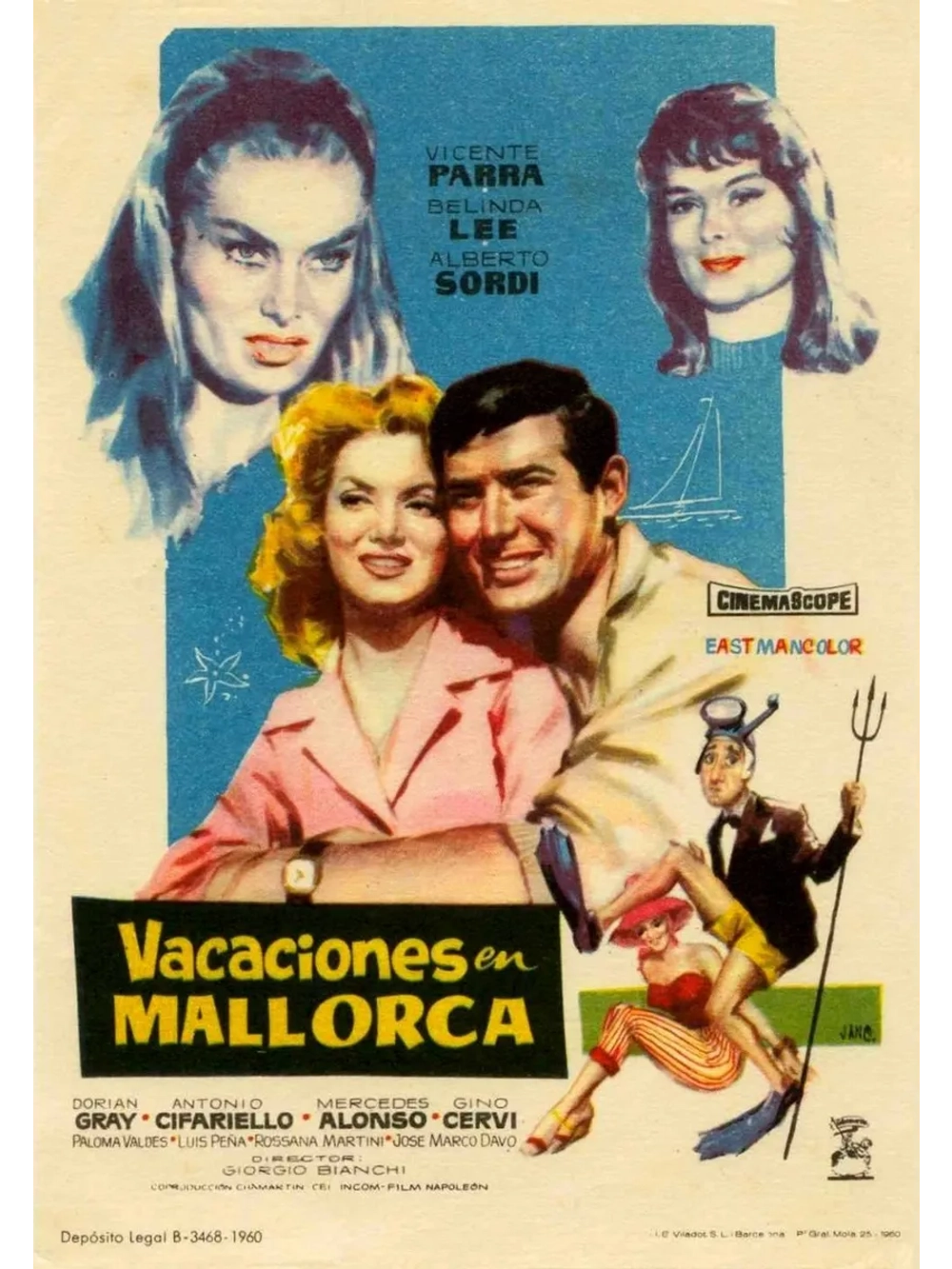 Отпуск на Майорке (1959) (DVD-R)