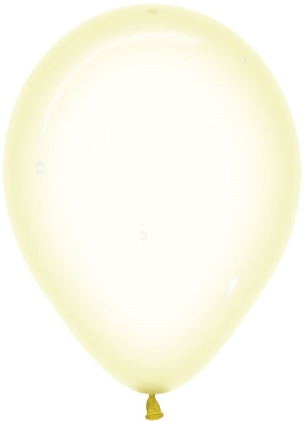 Шар12"" Кристалл желтый/Yellow (50 шт./уп.) /БК