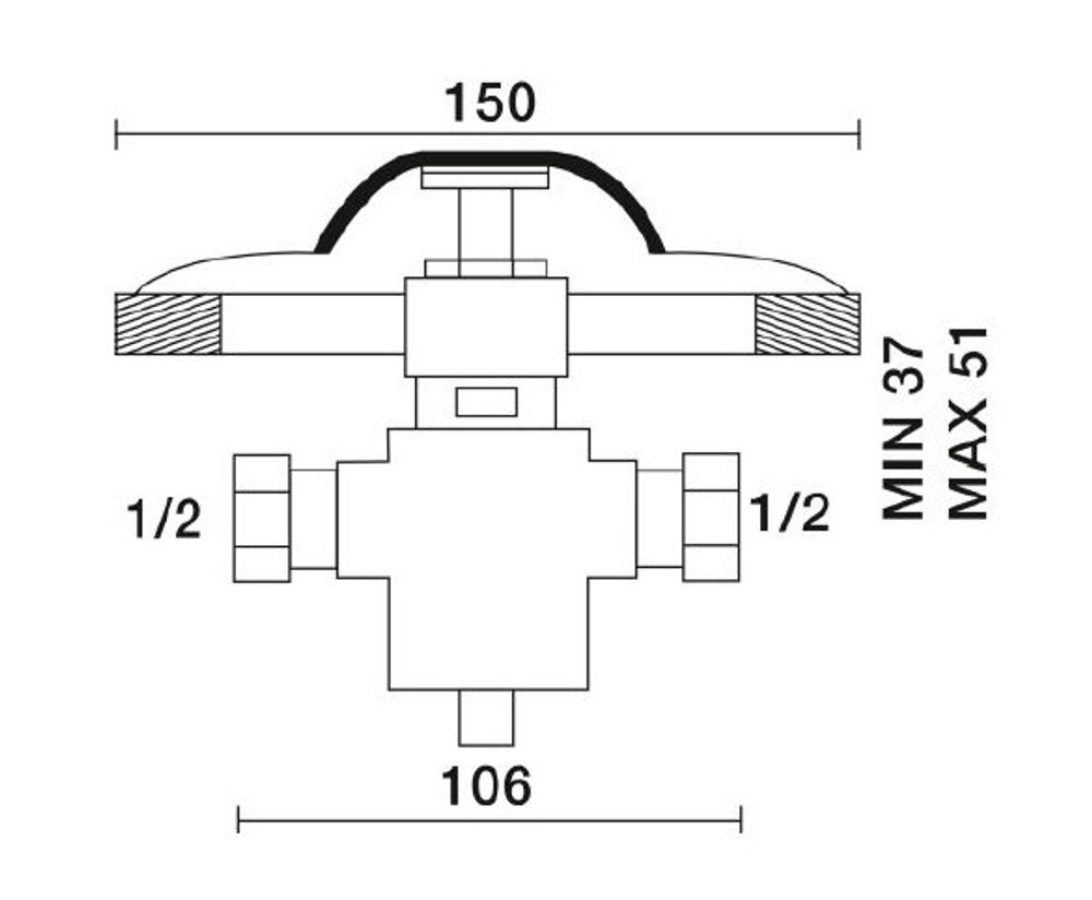 Кран Griferia с ножным управлением 07112.2.B