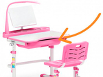 Комплект растущей детской мебели  ErgoKids EVO-17 парта + стул + выдвижной ящик + светильник + подставка