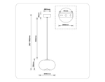 LH11082 BK/SM черный/дымчатый 4W 3000K D180*130