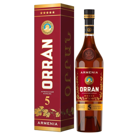 Коньяк армянмкий ORRAN 5 лет 0,5 л