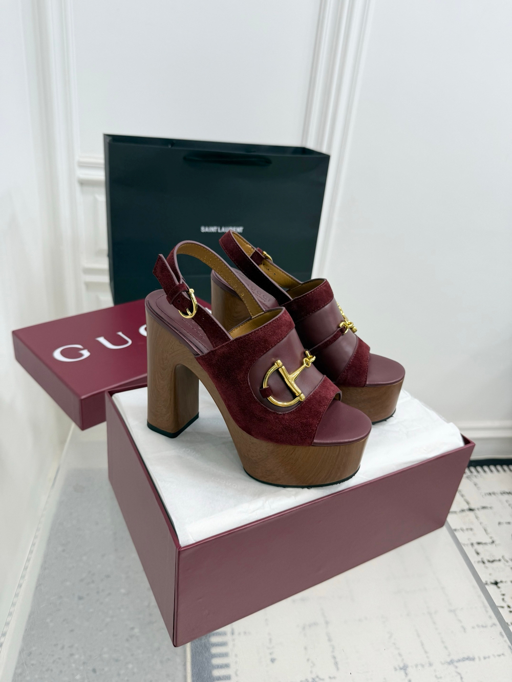 Gucci Horsebit Platform Sandal