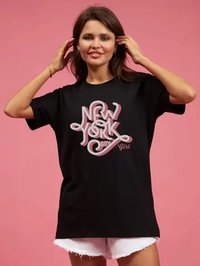 Футболка с надписью женская Нью Йорк New York