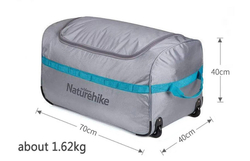 Сумка дорожная Naturehike А027, с колесами,110 л., серая