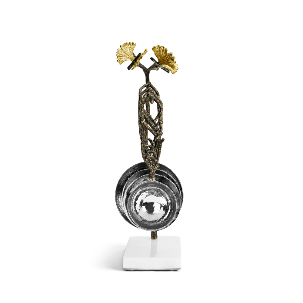 Набор мерных ложек на подставке 5 предметов Michael Aram Бабочки гинкго