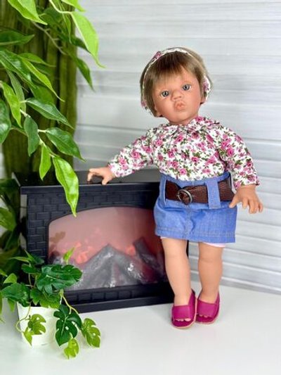 Кукла LAMAGIK мягконабивная 38см Gestito (12026)