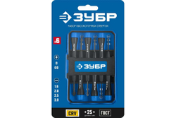 Набор отверток для точных работ, 6 шт ЗУБР TX-6 25658-H6_z01