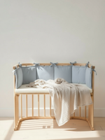 Бортик плоский голубой