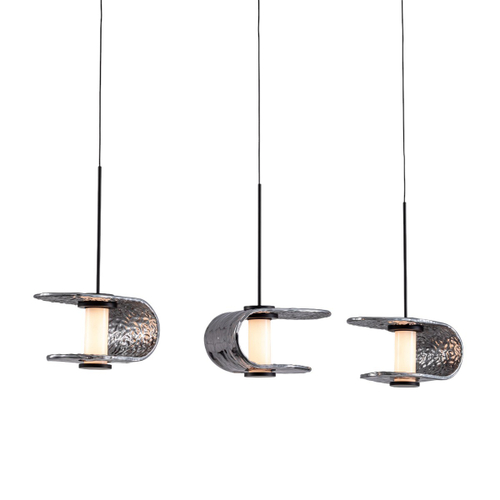 Подвесной светильник MD24020901-3B black/smoky