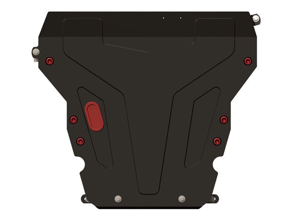 Защита картера и КПП Sheriff для Hyundai Sonata IV (EF) Рестайлинг 2001-2011 арт.10.0227 V1