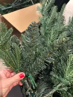 Елка с гирляндой встроенной «Elegance» Элеганс (Литая+пвх) 180 см / 1,8 м