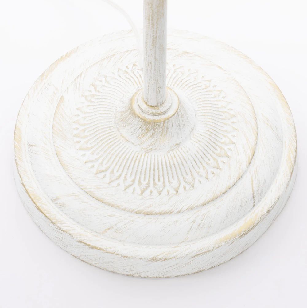 Citilux Базель CL407923T Торшер патина со столиком и красным абажуром