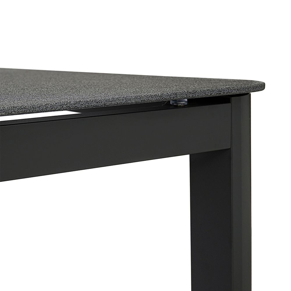 Стол обеденный Leif, 160х90 см, темно-серый