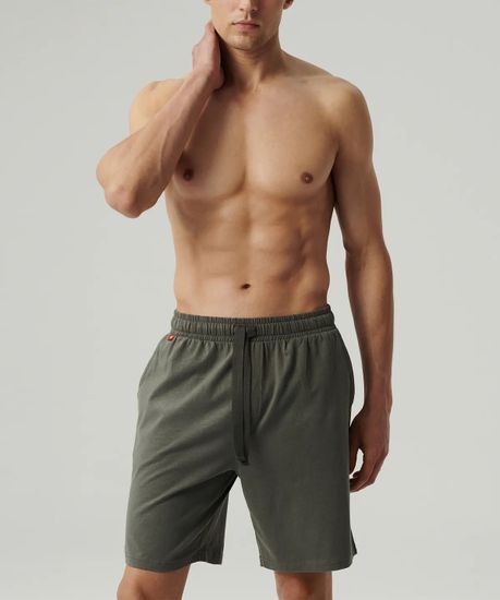 Мужские шорты пижамные Atlantic NMB-039, хлопок, хаки