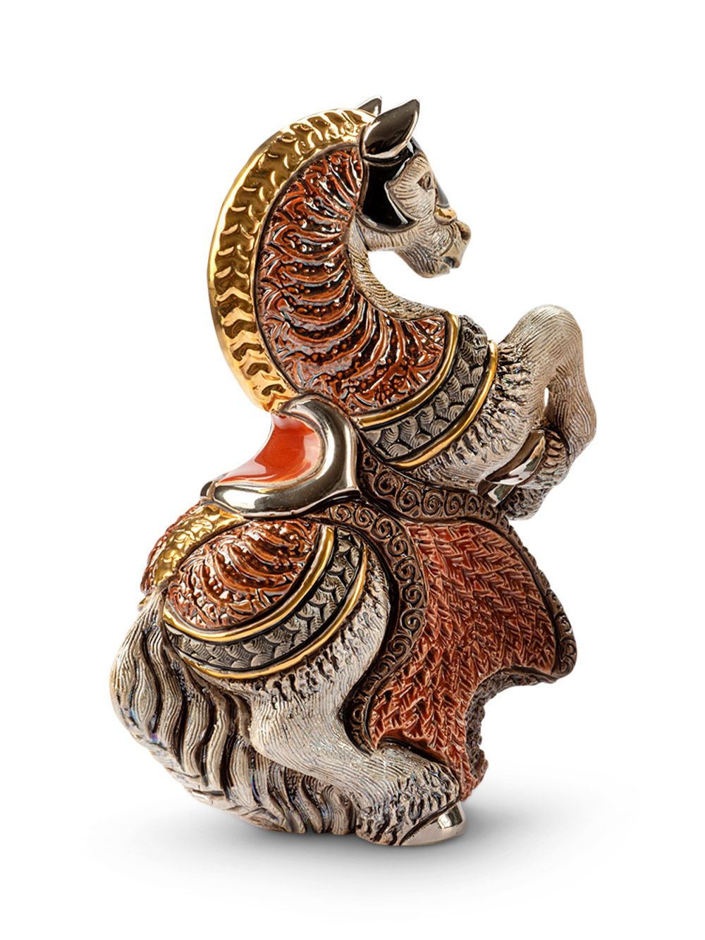 De Rosa Rinconada Статуэтка коллекционная Лошадь серая символ 2026 года
