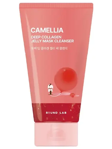 Round Lab Очищающий гель-маска с экстрактом камелии и коллагеном Deep Collagen Jelly Mask Cleanser 150 мл