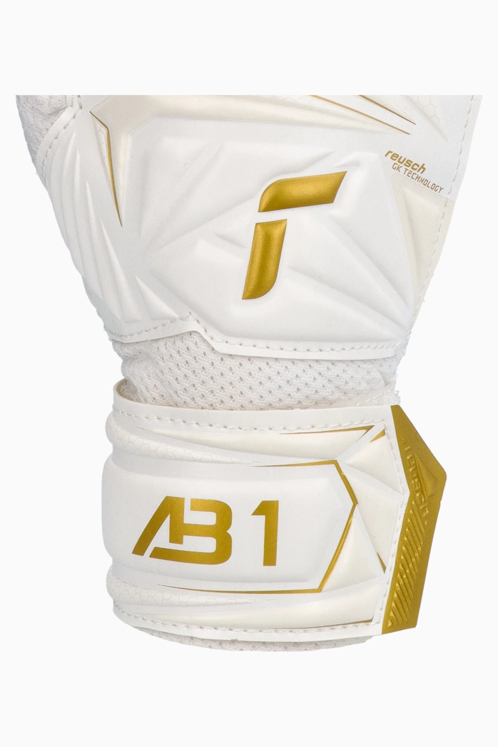 Вратарские перчатки Reusch Attrakt AB1 Solid Junior - белый