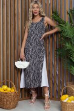 Сарафан Новый сезон (черно-белый) П13385-10М LT Collection