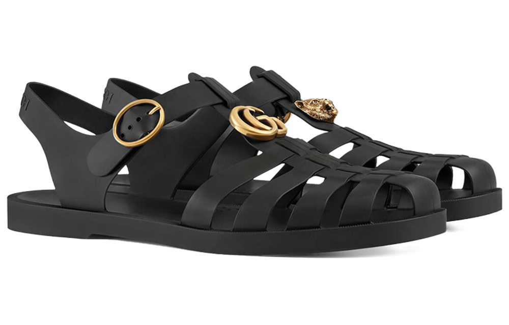 Gucci Sandal "Double G - Black"