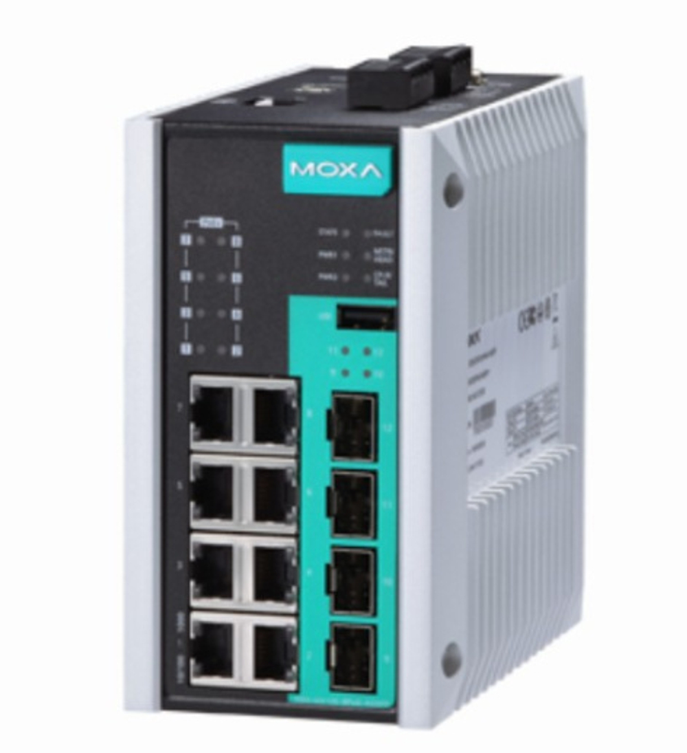 Коммутатор PoE MOXA EDS-G512E-8PoE-4GSFP