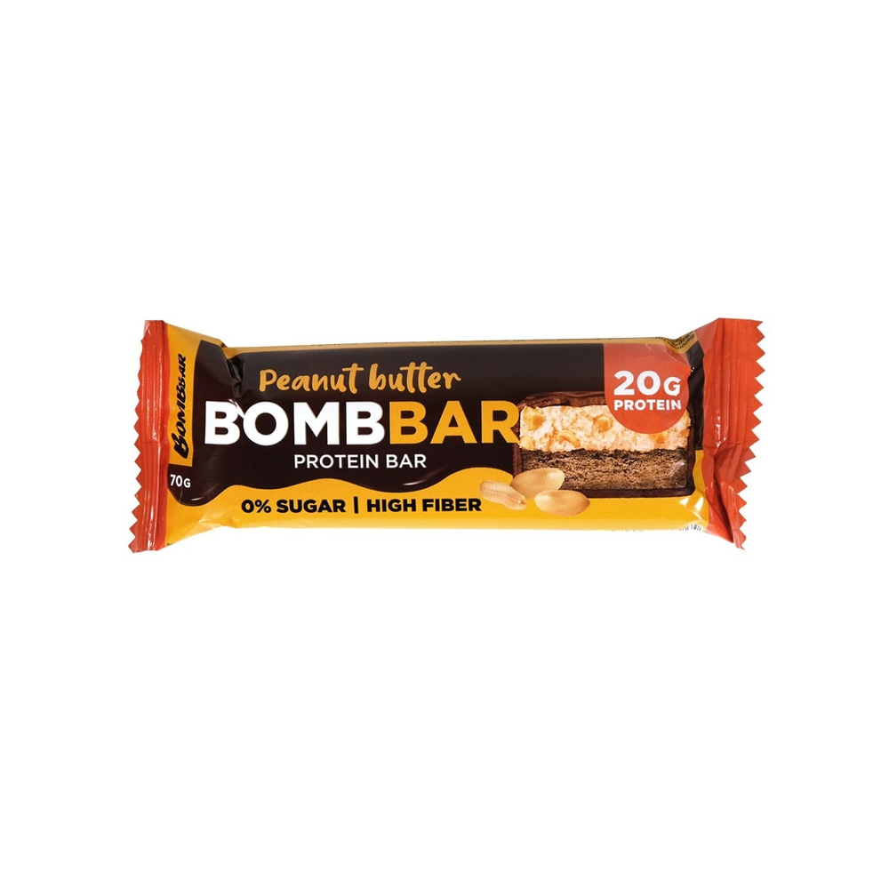 Батончик глазированный Bombbar 70 гр