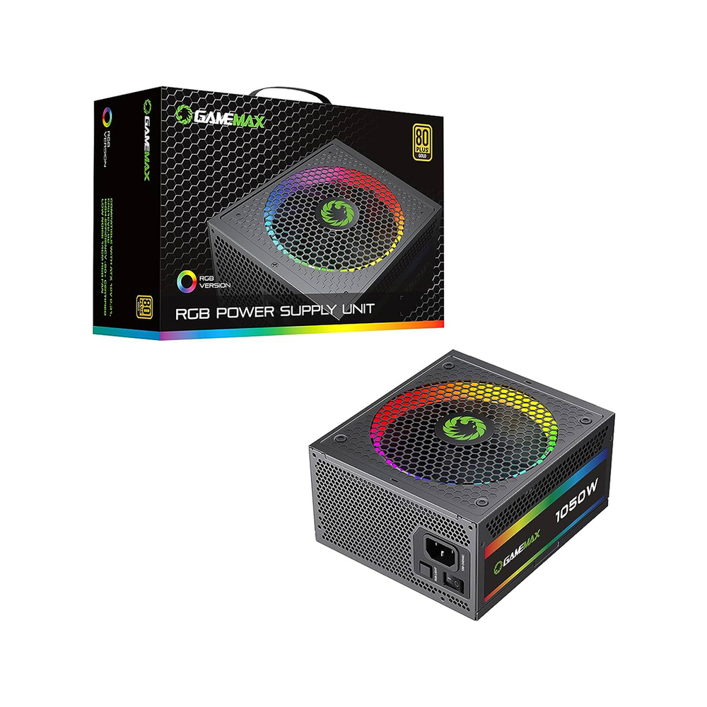 Блок питания Gamemax RGB-1050 PRO 5.1 BK Gold