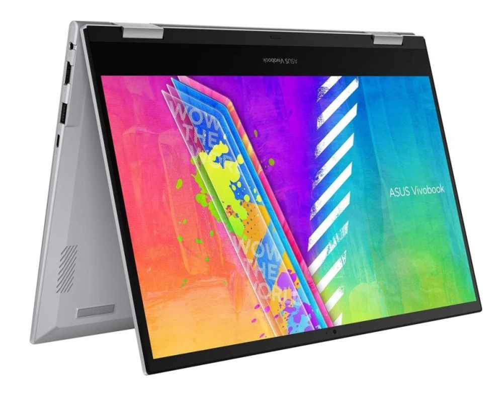Ноутбук Asus VivoBook Go 14 Flip TP1401KA PQC N6000 4Gb eMMC 128Gb Intel UHD Graphics 14 FHD IPS TS 39Вт*ч Win11 Серебристый TP1401KA-EC008W 90NB0W43-M00250