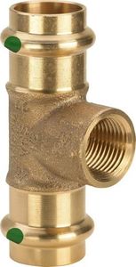 Тройник пресс Viega Sanpress ВР с SC-Contur (серия 2217.2)