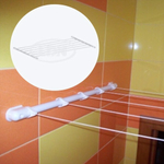 Сушилка для белья настенная передвижная "Джаз" 6 линий, в пленке