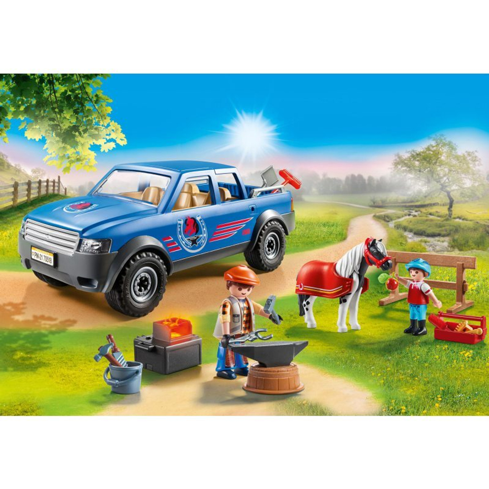 Playmobil - мобильный кузнец 70518