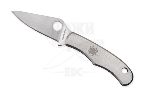 Складной нож Spyderco Bug C133P c клинком из стали 420A, рукоять Stainless Steel