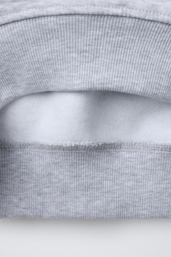 ZARA ТОЛСТОВКА С ПРИНТОМ «МЕДВЕЖОНОК», СЕРЫЙ МЕЛАНЖ