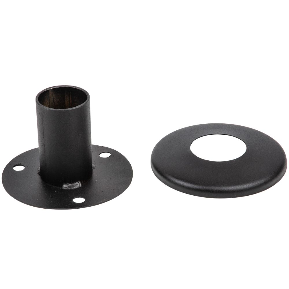 UFP-E11BN-095 BLACK Опора с крышкой для садово-парковых светильников. Высота 95мм. Материал металл. Цвет черный. Упаковка картон.