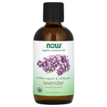 NOW Foods, Органические эфирные масла, лаванда, 118 мл (4 жидк. унц.)