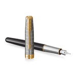 Перьевая ручка Parker Sonnet F + чехол из кожи