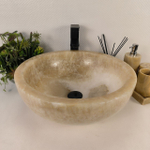 Раковина из оникса Bowl Yellow BO-64726 44*45*17 0200