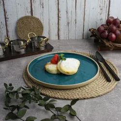 Тарелка с бортом d 23,4 см h1,7 см Mountain Blue Taiga P.L. Proff Cuisine [6]