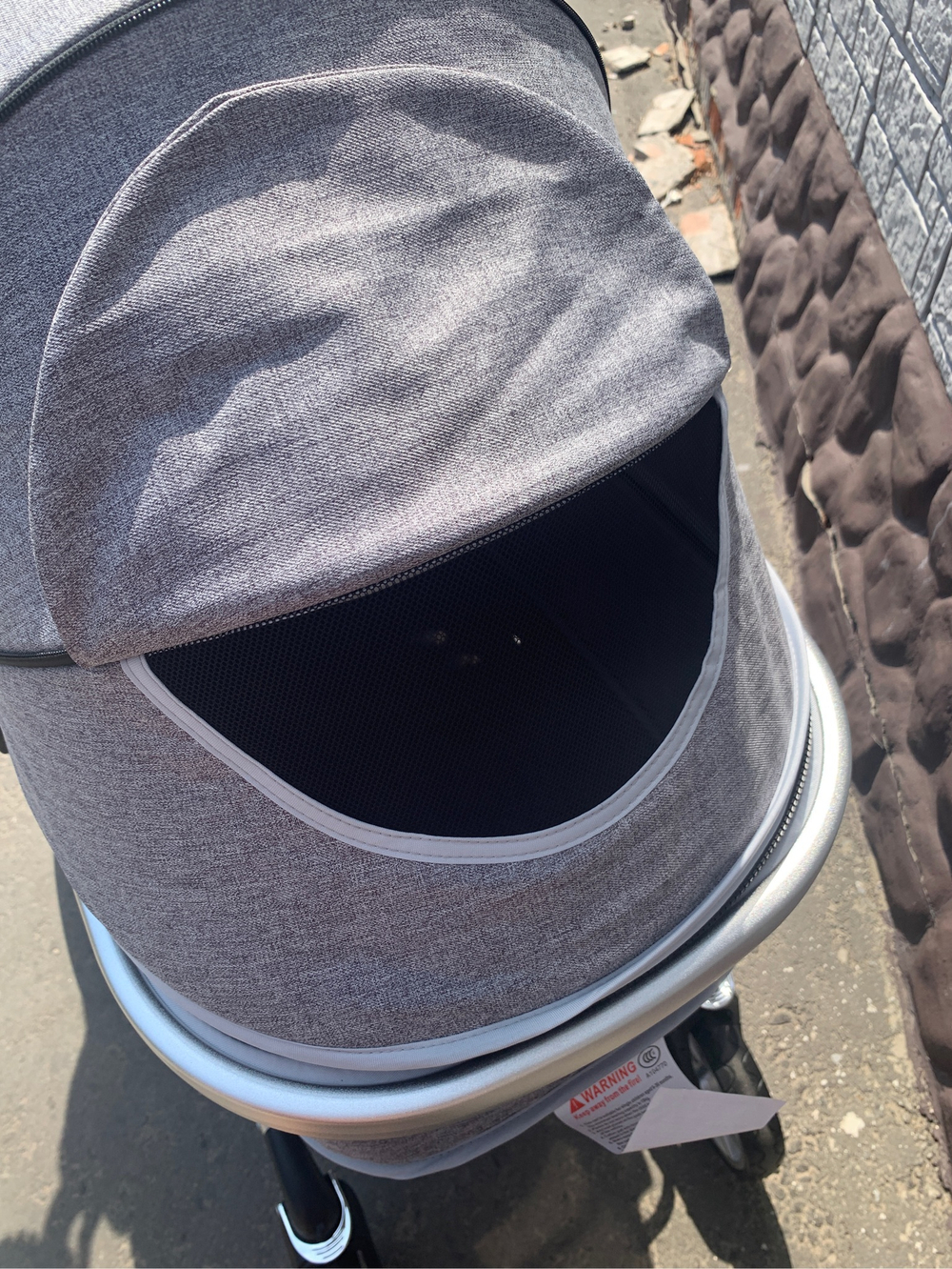 Коляска-трансформер 2в1 DAREX 608 Серый текстиль