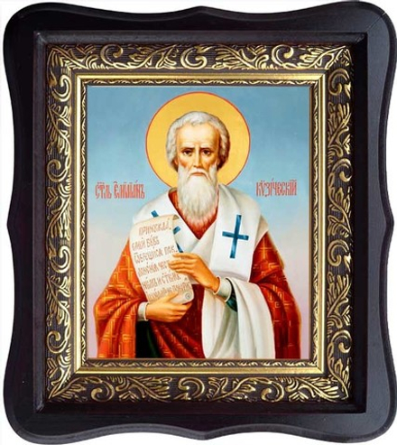 Емилиан Кизический, Священноисповедник, епископ. Икона на холсте.
