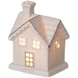 ФИГУРКА "ДОМИК" С LED-ПОДСВЕТКОЙ 7,4*6,6*10 СМ