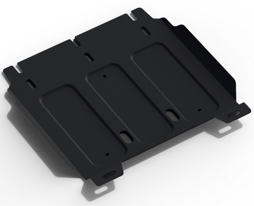 Защита КПП АвтоБроня (часть 2) для Hyundai H1 II (V - все) 2007-2018/Hyundai H1 II рестайлинг (V - 2.5D) АКПП RWD 2017-н.в. (устанавл-ся совместно с 111.02335.1), штампованная, сталь 1.8 мм, с крепежом, 111.02336.1