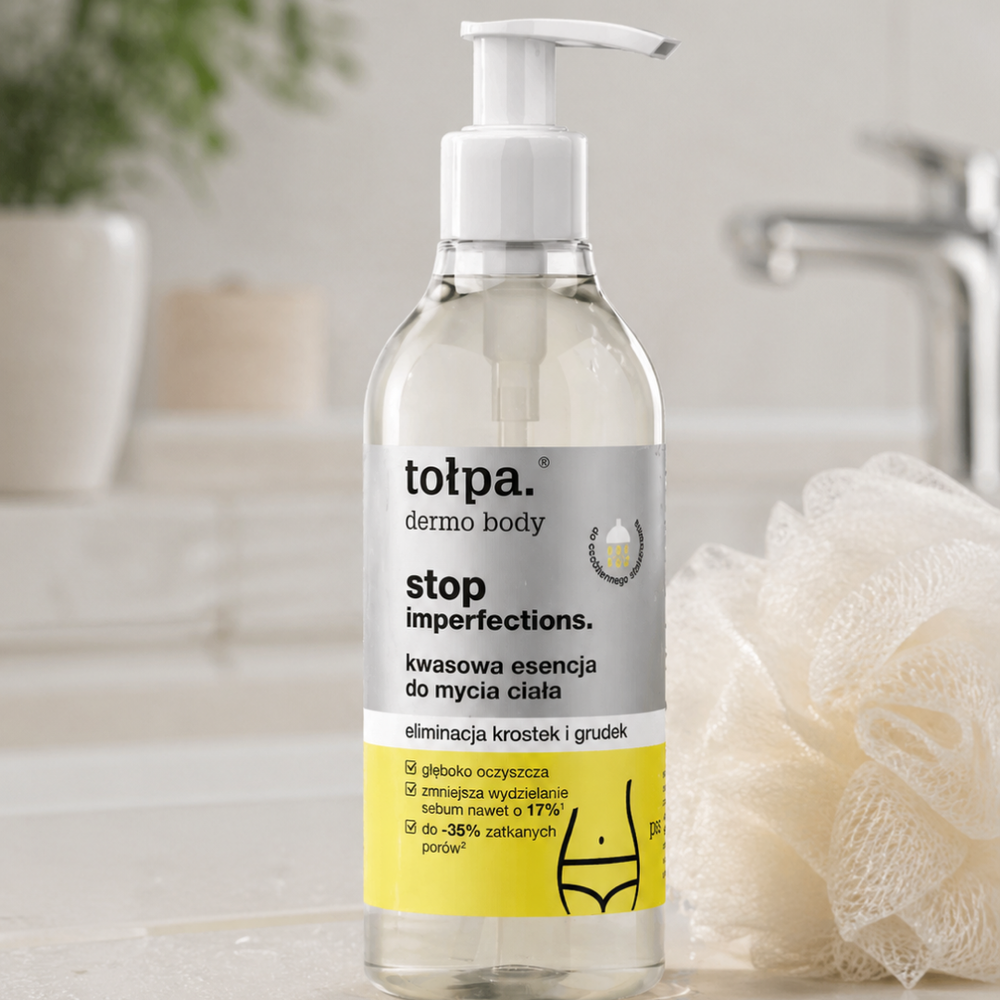 TOŁPA DERMO BODY STOP IMPERFECTIONS Эссенция-гель для душа против несовершенств 300 мл